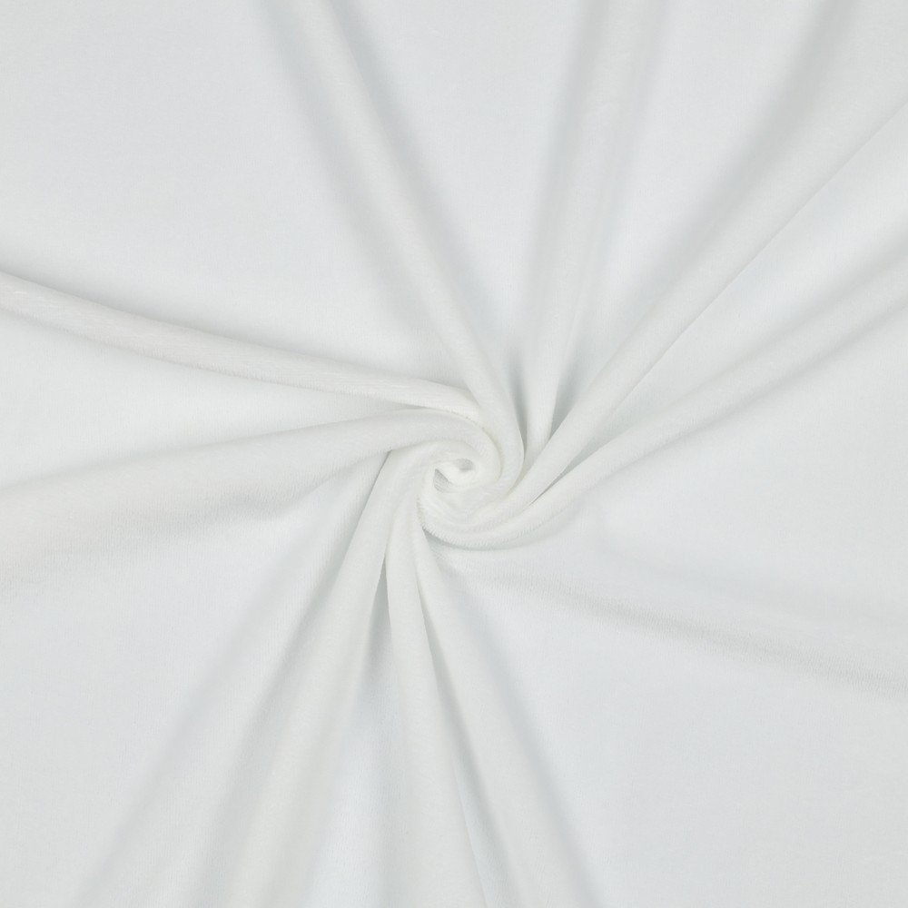 Veludo Malha Laminhada - Branco