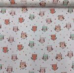 Popeline Mocho c/ Glitter - Branco