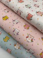 Popeline Mocho c/ Glitter - Rosa