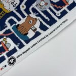 Popeline Animals - Azul Marinho