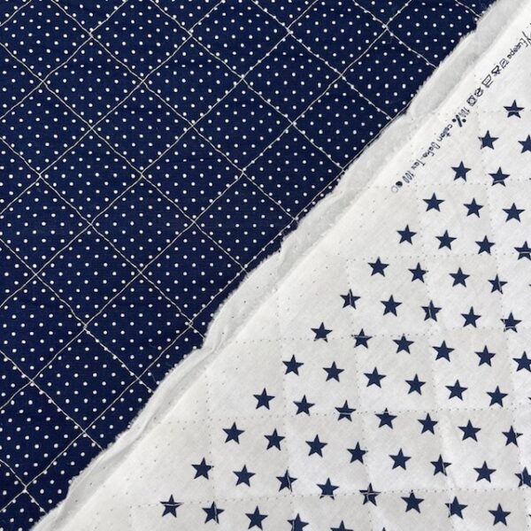 Acolchoado Pinta / Estrelas - Azul Marinho