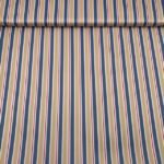 Seda Crepe - Riscas - Amarelo