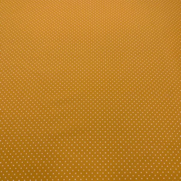 Popeline Resinada - Pintas - Amarelo