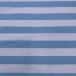 Popeline Riscas - Azul Bebé