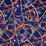 Seda Sarjada - Azul Marinho