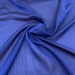 Chiffon Riscado - Azul Porto