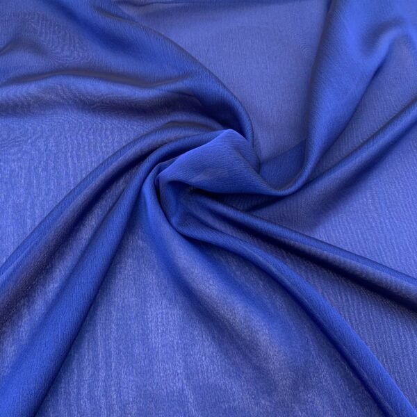 Chiffon Riscado - Azul Porto