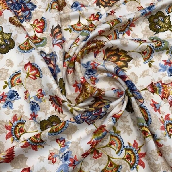 Seda Estampada - Bege