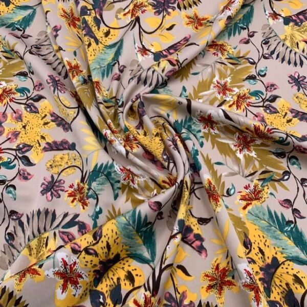 Seda Estampada - Bege