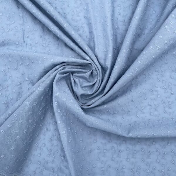 Bordado Inglês - Azul