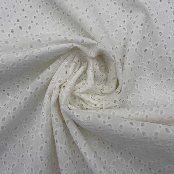 Bordado Inglês - Cru