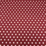 Seda Crepe - Bolas - Bordô