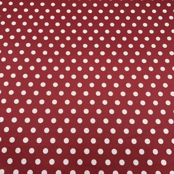 Seda Crepe - Bolas - Bordô