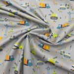 Popeline Construção - Cinzento