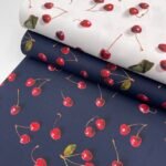 Canvas Digital Cerejas - Azul