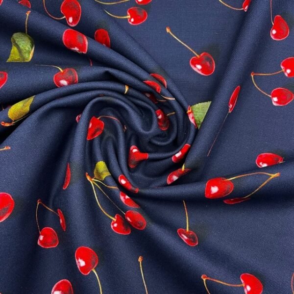 Canvas Digital Cerejas - Azul