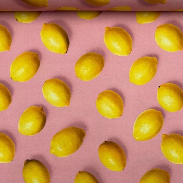 Canvas Digital Limões - Rosa