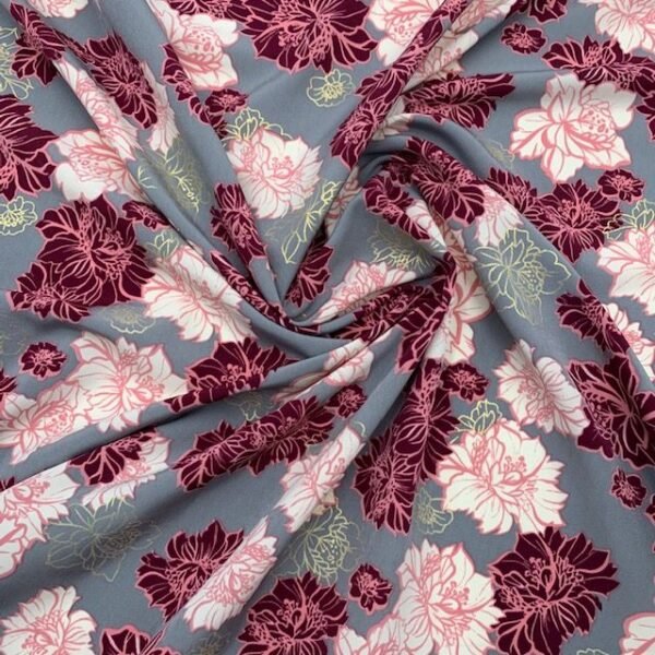 Seda c/ Lurex - Cinzento