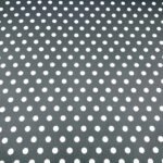 Seda Crepe - Bolas - Cinzento