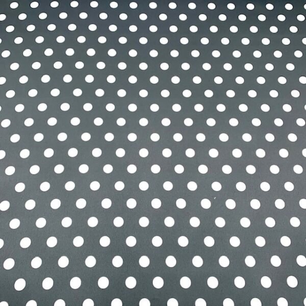 Seda Crepe - Bolas - Cinzento