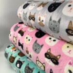 Coralina Estampada Gatos - Rosa