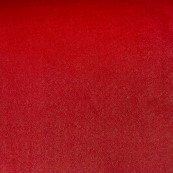 Coralina Estampada Glitter Pintas - Vermelho