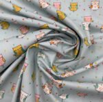 Mocho Popelín con Purpurina - Verde Agua - Image 2