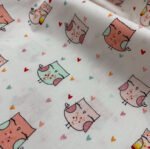 Popeline Mocho c/ Glitter - Branco