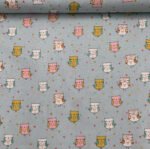 Mocho Popelín con Purpurina - Verde Agua