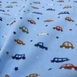 Flanela Cars and Star - Azul