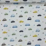 Flanela Cars and Star - Branco