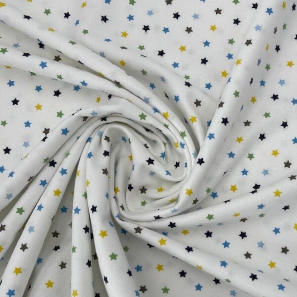 Flanela Cars and Star - Branco