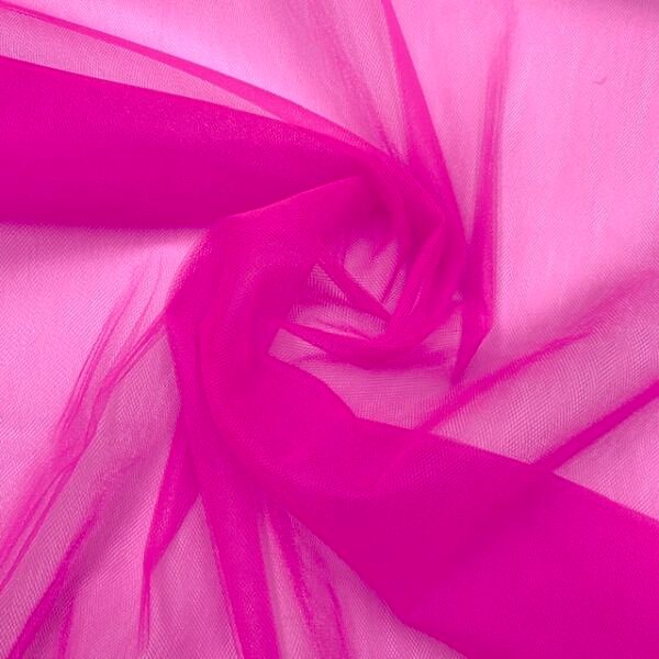 Tule Fino - Fuxia