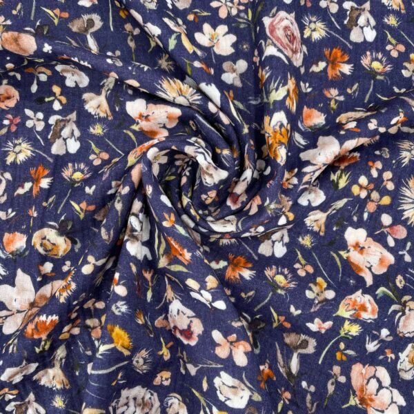 Gaze Dulpa Flowers Digital - Azul