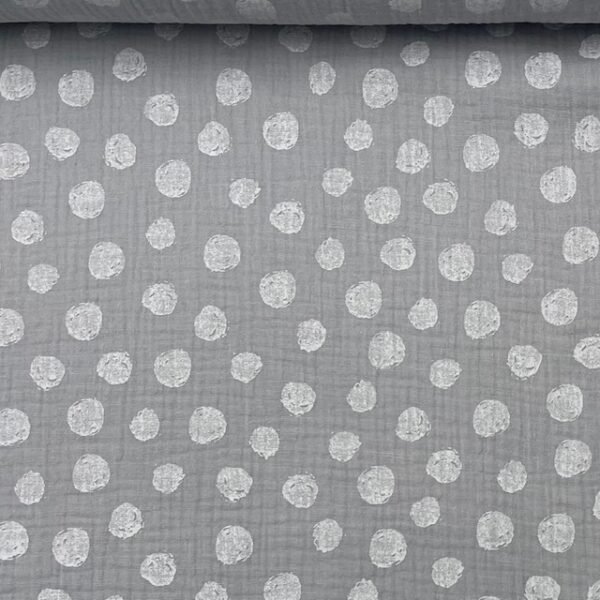 Gaze Dulpa Dots - Cinzento Claro