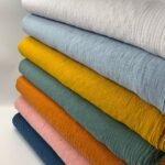 Gaze Dupla Bordado Inglês - Tijolo