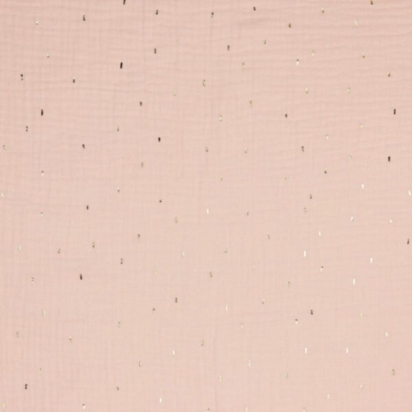 Gaze Dupla Foil Gold - Rosa Claro