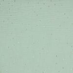 Gaze Dupla Foil Gold - Verde Menta Claro