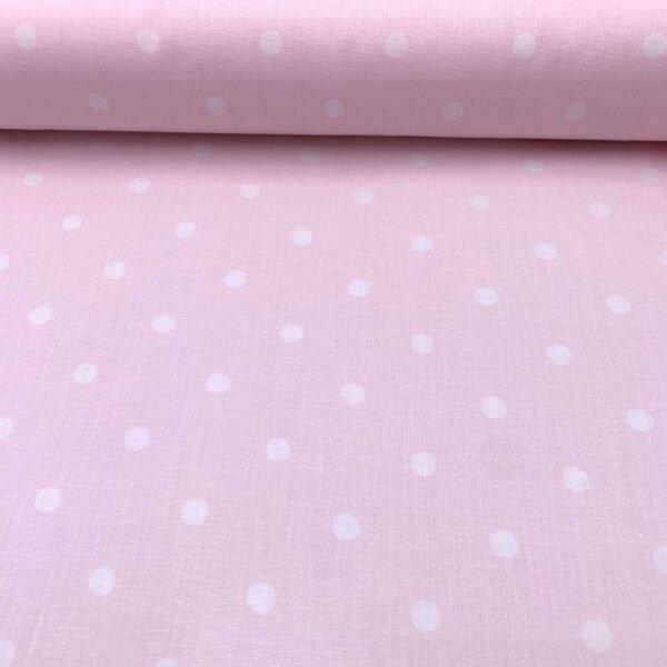 Popeline Bola - Rosa Claro