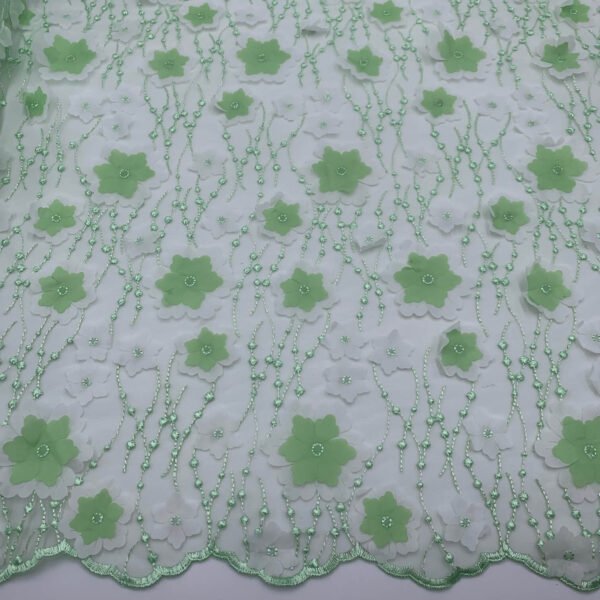 Renda Flor 3D - Verde