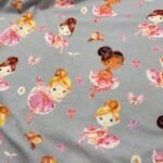 Jersey Orgânico Digital Bailarinas - Cinzento