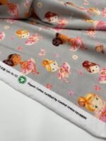 Jersey Orgânico Digital Bailarinas - Cinzento