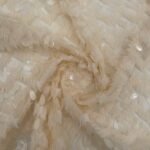 Renda Sequin Mesh - Bege