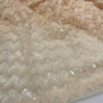 Renda Sequin Mesh - Bege