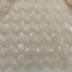 Renda Sequin Mesh - Bege