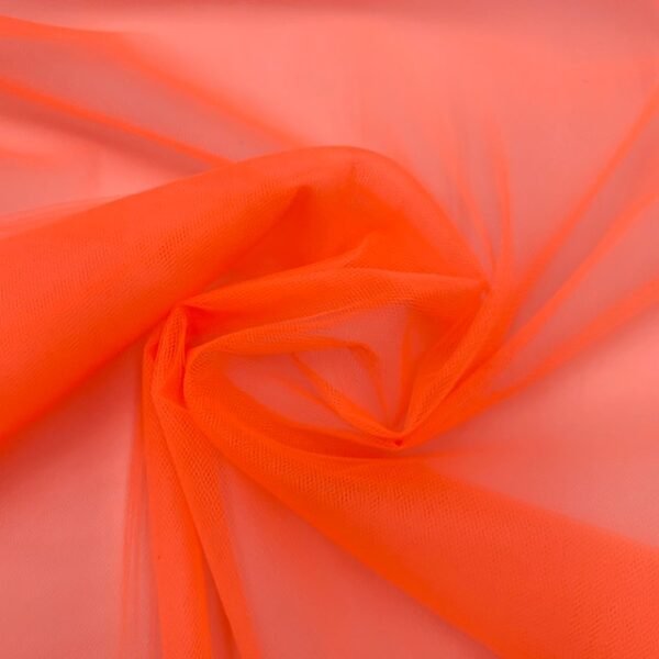 Tule Fino - Laranja Néon