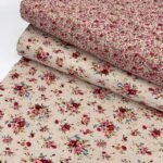 Linho Estampado - Rose