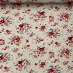 Linho Estampado - Rose