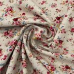 Linho Estampado - Rose