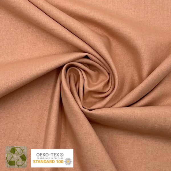 Linho Mistura Reciclado - Salmão